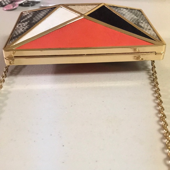 Cache Multi- Color Leather Evening Purse/Clutch - Picture 3 of 5